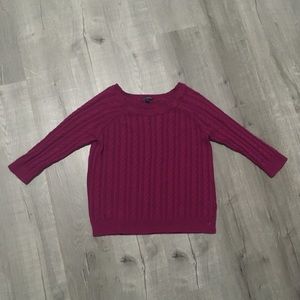 🍉 American Eagle outfitters quarter sleeve slouch fit knit Sweater